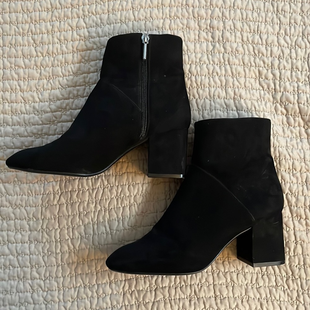 Zara Mini Suede boots -size 7 1/2